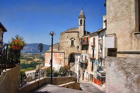 Visit Abruzzo and stroll through the quaint streets of Roccacasale.
